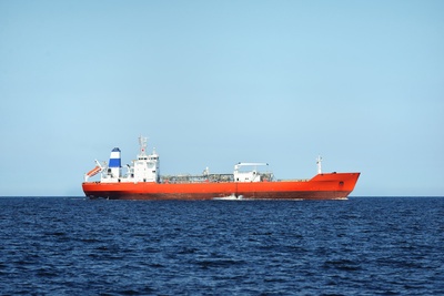 Öltanker Schiff auf dem Meer