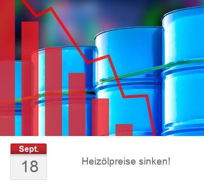 Heizölpreise sinken!
