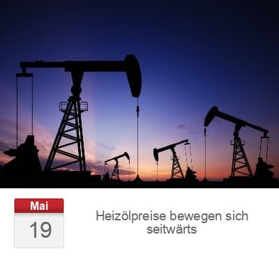 Heizölpreise bewegen sich seitwärts