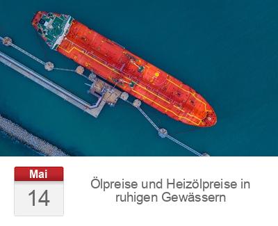 Ölpreise und Heizölpreise in ruhigen Gewässern