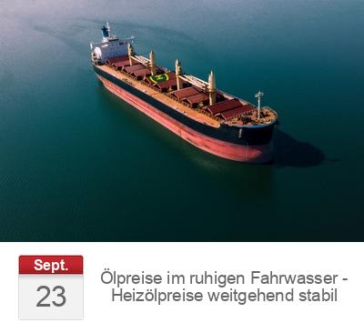 Ölpreise im ruhigen Fahrwasser - Heizölpreise weitgehend stabil