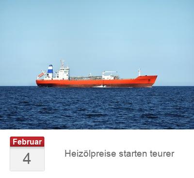 Heizölpreise starten teurer 