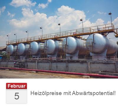 Heizölpreise mit Abwärtspotential!