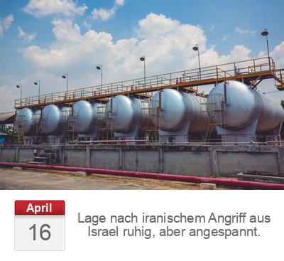 Lage nach iranischem Angriff aus Israel ruhig, aber angespannt.