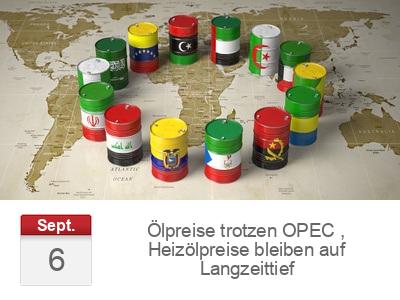 Ölpreise trotzen OPEC , Heizölpreise bleiben auf Langzeittief