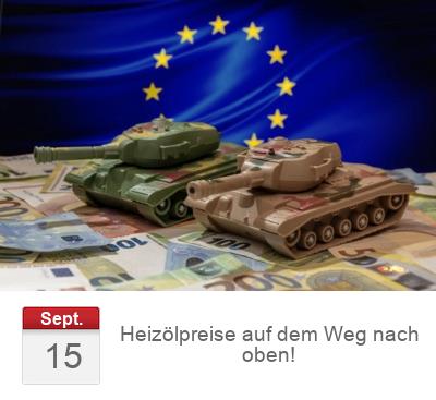 Heizölpreise auf dem Weg nach oben!