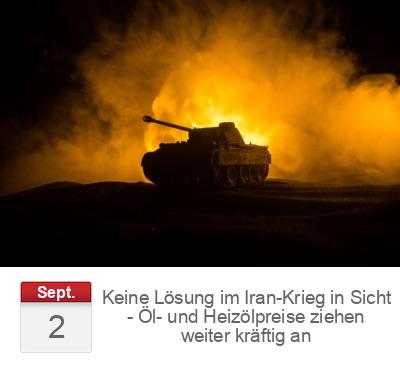 Keine Lösung im Iran-Krieg in Sicht - Öl- und Heizölpreise ziehen weiter kräftig an