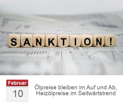 Ölpreise bleiben im Auf und Ab, Heizölpreise im Seitwärtstrend