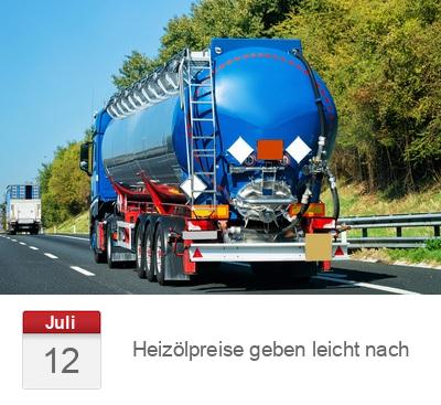 Heizölpreise geben leicht nach